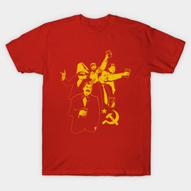 THE COMMUNIST PARTY (1 COLOR VARIANT) T-Shirt by tomburns